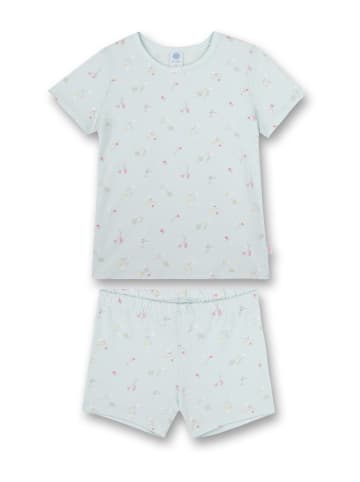 Sanetta Kidswear Pyjama in Hellblau/ Pink