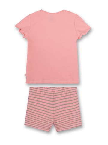 Sanetta Kidswear Piżama w kolorze jasnoróżowo-szarym