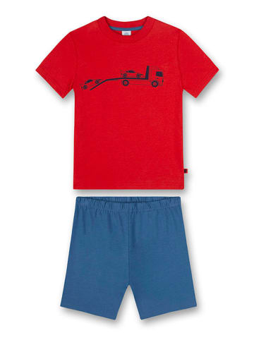 Sanetta Pyjama in Rot/ Blau
