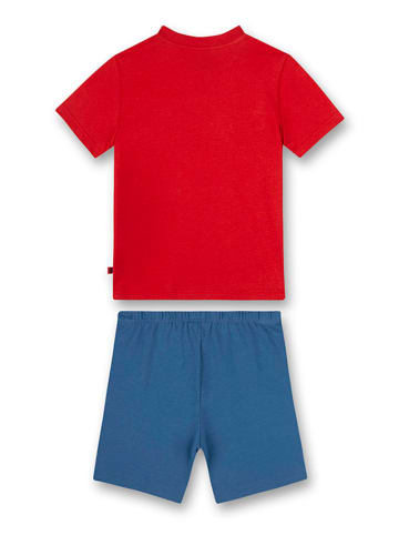 Sanetta Pyjama in Rot/ Blau