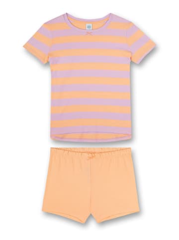 Sanetta Pyjama in Orange/ Lila