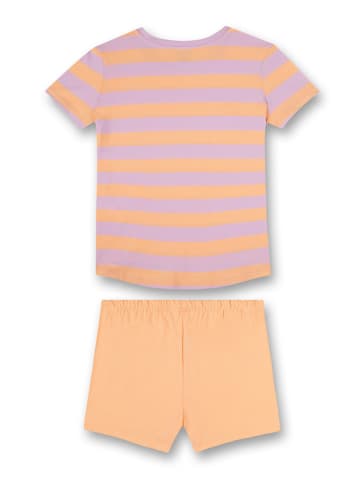 Sanetta Pyjama in Orange/ Lila