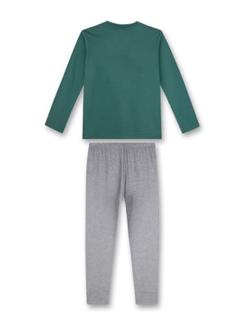 s.Oliver Pyjama groen/grijs