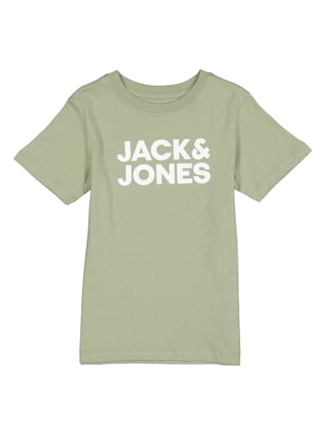 JACK & JONES Junior Koszulka "Corp" w kolorze zielonym