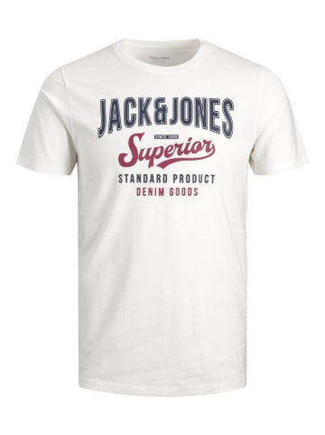 JACK & JONES Junior Shirt "Logo" in Weiß