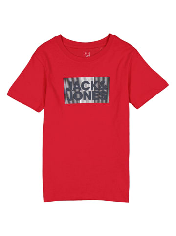 JACK & JONES Junior 2-delige set: shirts "Corp" rood/donkerblauw