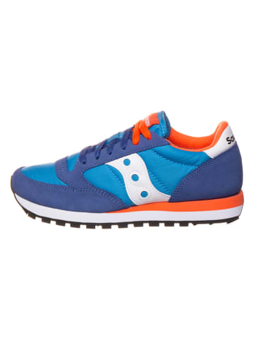 Saucony Sneakers "Jazz" in Blau/ Orange