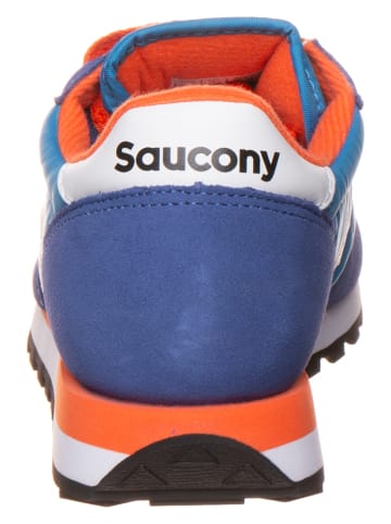 Saucony Sneakers "Jazz" blauw/oranje
