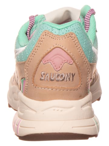 Saucony Sneakers "3D Grid Hurricane" beige/turquoise