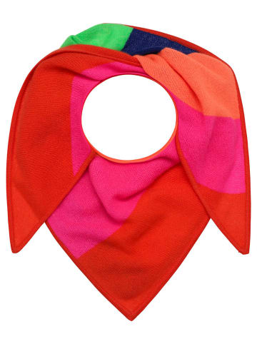 Zwillingsherz Driehoekige sjaal meerkleurig - (L)30 x (B)30 cm