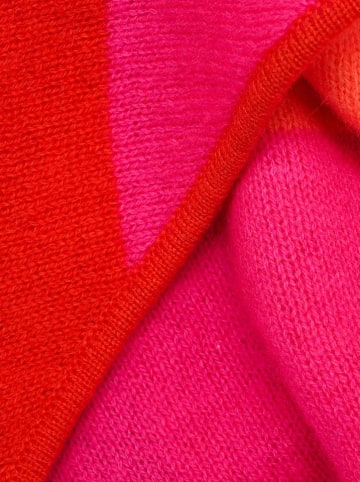 Zwillingsherz Driehoekige sjaal meerkleurig - (L)30 x (B)30 cm