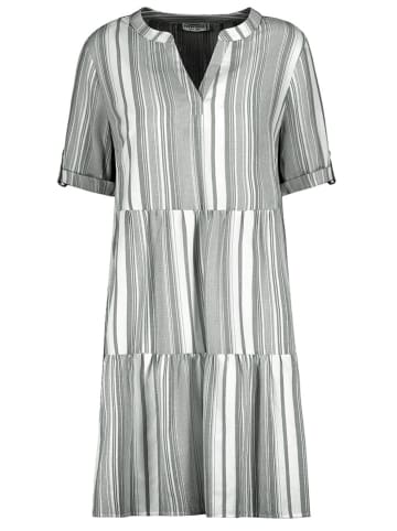 Fresh Made Kleid in Grau/ Weiß