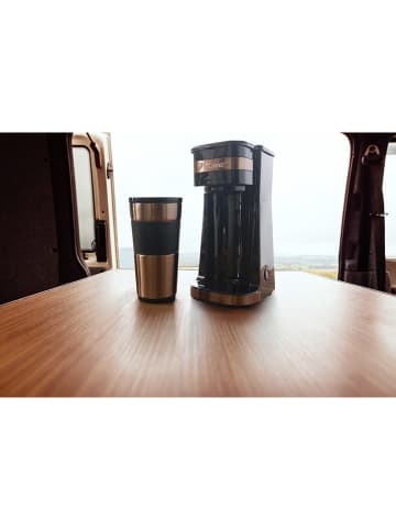 bESTRON Ekspres w kolorze czarno-brązowym do kawy - 420 ml