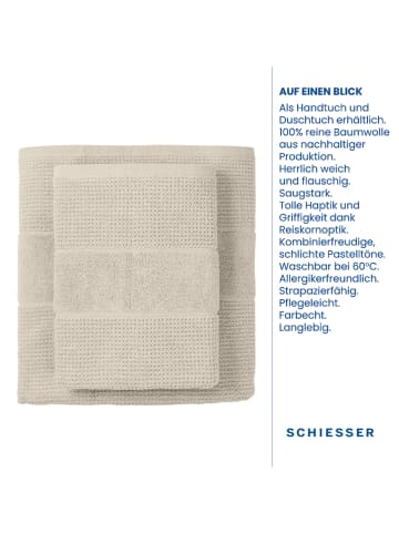 Schiesser Ręczniki (4 szt.) "Turin" w kolorze beżowym do rąk