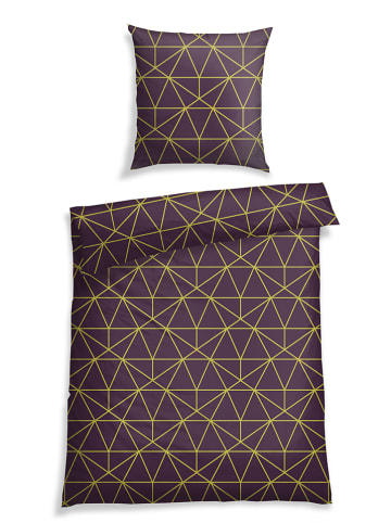 Schiesser Satin-Bettwäsche-Set "Rasto Mystic Dreams" in Lila
