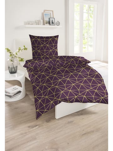 Schiesser Satijnen beddengoedset "Rasto Mystic Dreams" paars