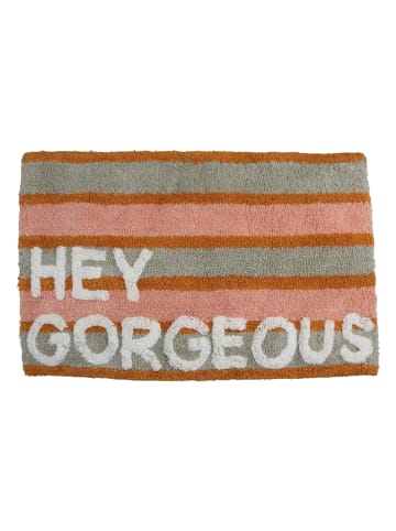 Kersten Badmat "Gorgeous" lichtroze/grijs/lichtbruin - (L)50 x (B)80 cm