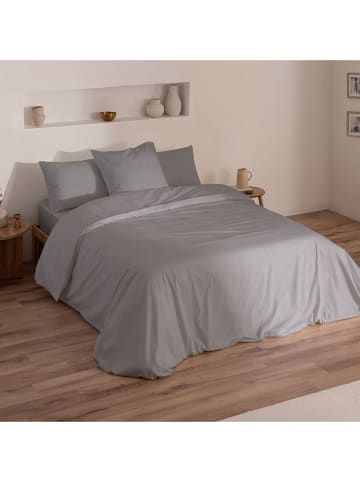 ethere Perkalowa poszwa w kolorze szarym na kołdrę