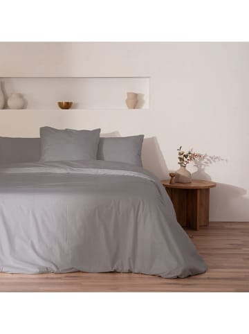 ethere Perkal-Bettbezug in Grau