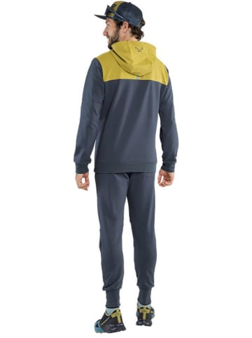 DYNAFIT Funktionshoodie in Anthrazit/ Khaki