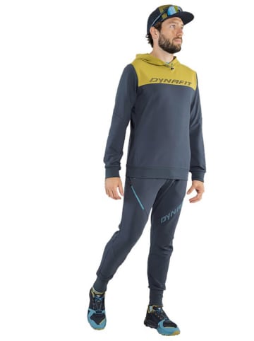 DYNAFIT Funktionshoodie in Anthrazit/ Khaki