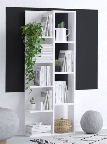 Evila Bücherregal "Viva" in Weiß - (B)60 x (H)150 x (T)18 cm