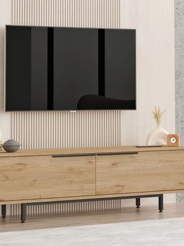 Evila TV-Regal in Hellbraun - (B)160 x (H)45,1 x (T)35,5 cm