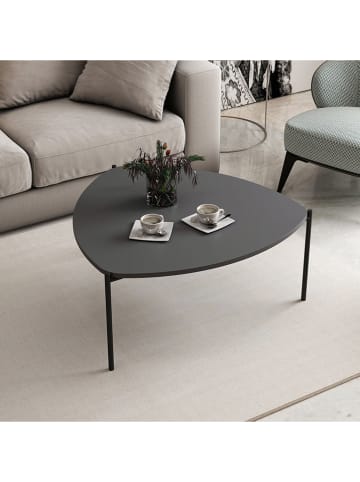 Evila Couchtisch "Lenny" in Anthrazit - (B)90 x (H)40 x (T)89 cm