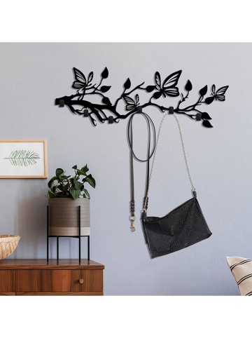 Evila Garderobe in Schwarz - (B)60 x (H)24 cm