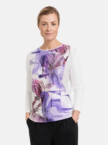 Gerry Weber Longsleeve wit/paars