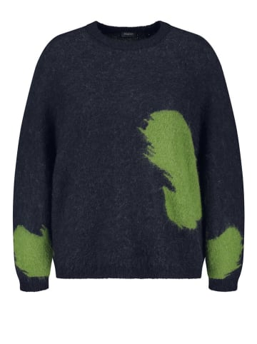 SAMOON Sweter w kolorze granatowo-zielonym