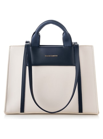 Vince Camuto Henkeltasche in Creme/ Dunkelblau - (B)37 x (H)27 x (T)11 cm