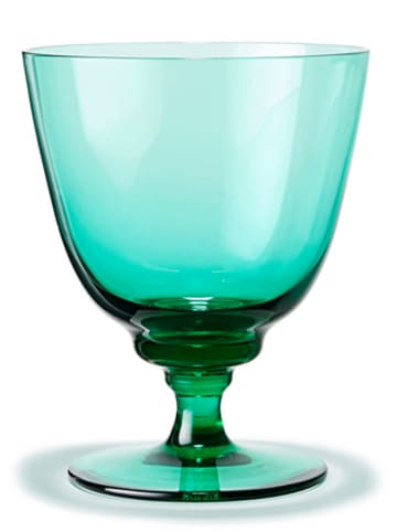 Holme Gaard Glas "Flow" in Türkis - 350 ml