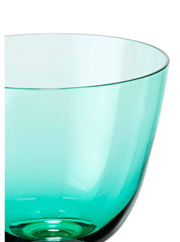 Holme Gaard Glas "Flow" in Türkis - 350 ml