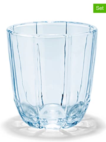 Holme Gaard 2-delige set: glazen lichtblauw - 320 ml
