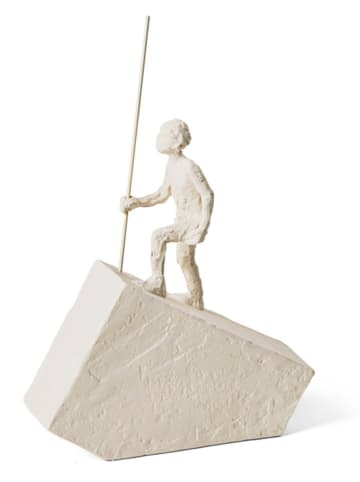 Kähler Decoratief figuur "Steinbock" wit - (B)6,5 x (H)25 x (D)19 cm