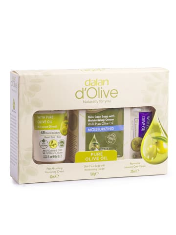 Ottoman 3tlg. Körperpflege-Set "d´Olive"