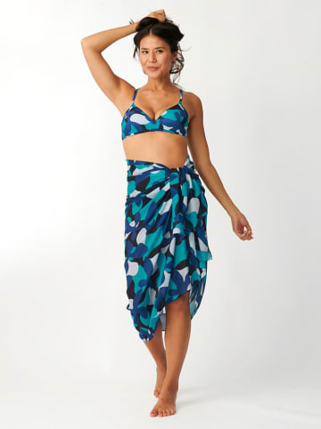 Sloggi Pareo turquoise/zwart/blauw