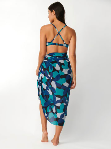 Sloggi Pareo turquoise/zwart/blauw