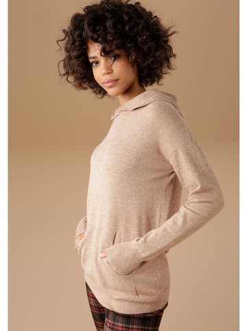 Aniston Sweter w kolorze beżowym