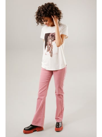Aniston Spodnie w kolorze jasnoróżowym