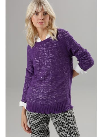 Aniston Pullover in Violett