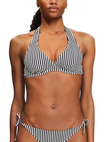 ESPRIT Bikini-Oberteil in Schwarz/ Weiß