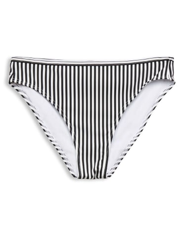 ESPRIT Bikini-Hose in Schwarz/ Weiß