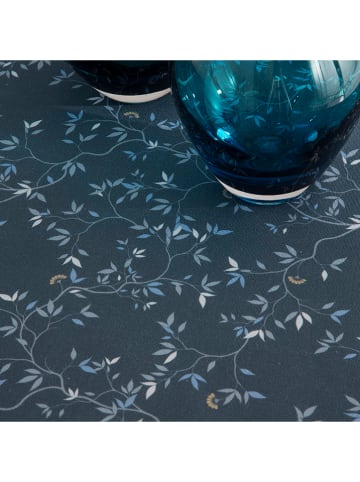 Mint Rugs Tischdecke "Floral and Tropical Mira Azul" in Dunkelblau