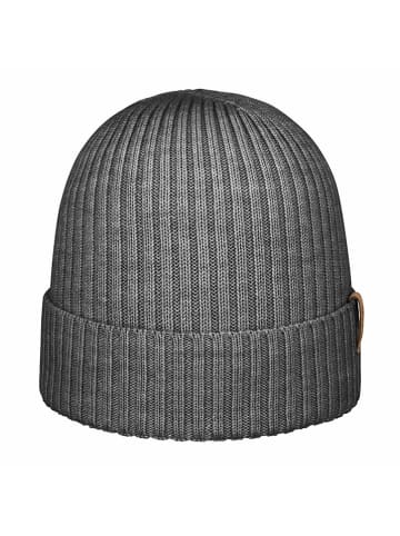 NANGA Wełniana czapka beanie "Lechtal" w kolorze szarym