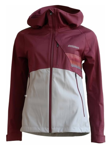 Zimtstern Funktionsjacke "Evolz" in Rot/ Weiß