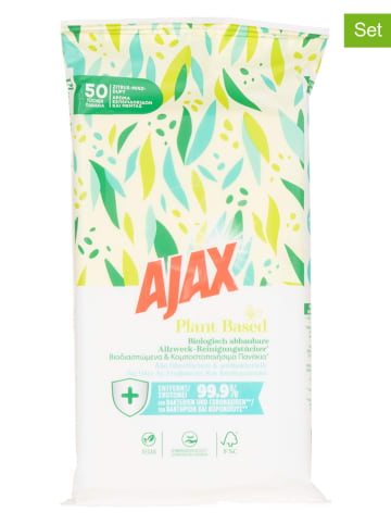 Ajax 6er-Set: Reinigungstücher "Antbakteriell", je 50 Tücher