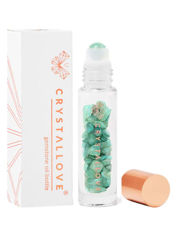 Crystallove Flasche mit Amazonite in Grün