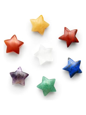 Crystallove 7-delige set: "The seven chakra stars"